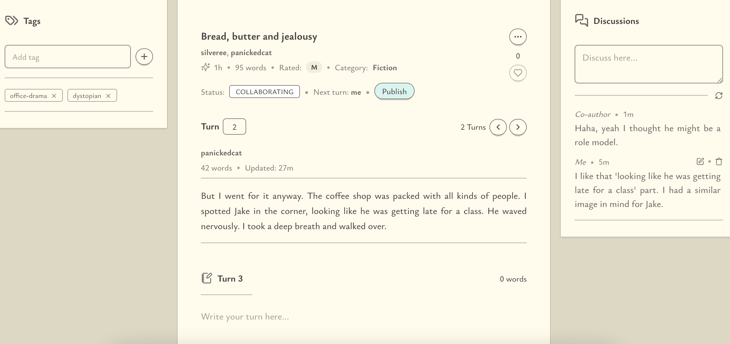Collaborate and publish